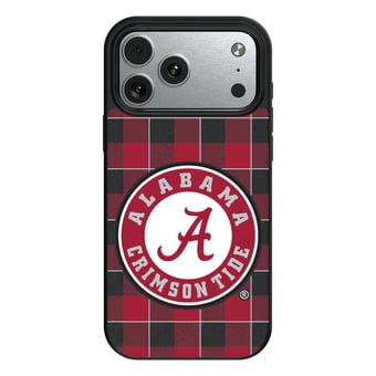 Keyscaper Alabama Crimson Tide Plaid Magnetic Bump iPhone Case