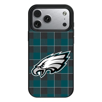 Keyscaper Philadelphia Eagles Plaid Magnetic Bump iPhone Case