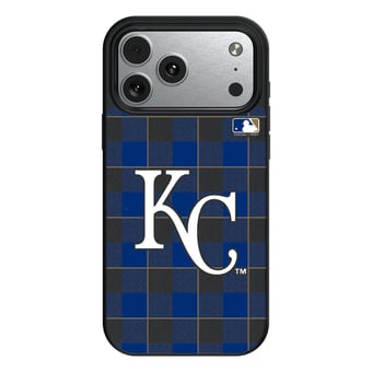 Keyscaper Kansas City Royals Plaid Magnetic Bump iPhone Case
