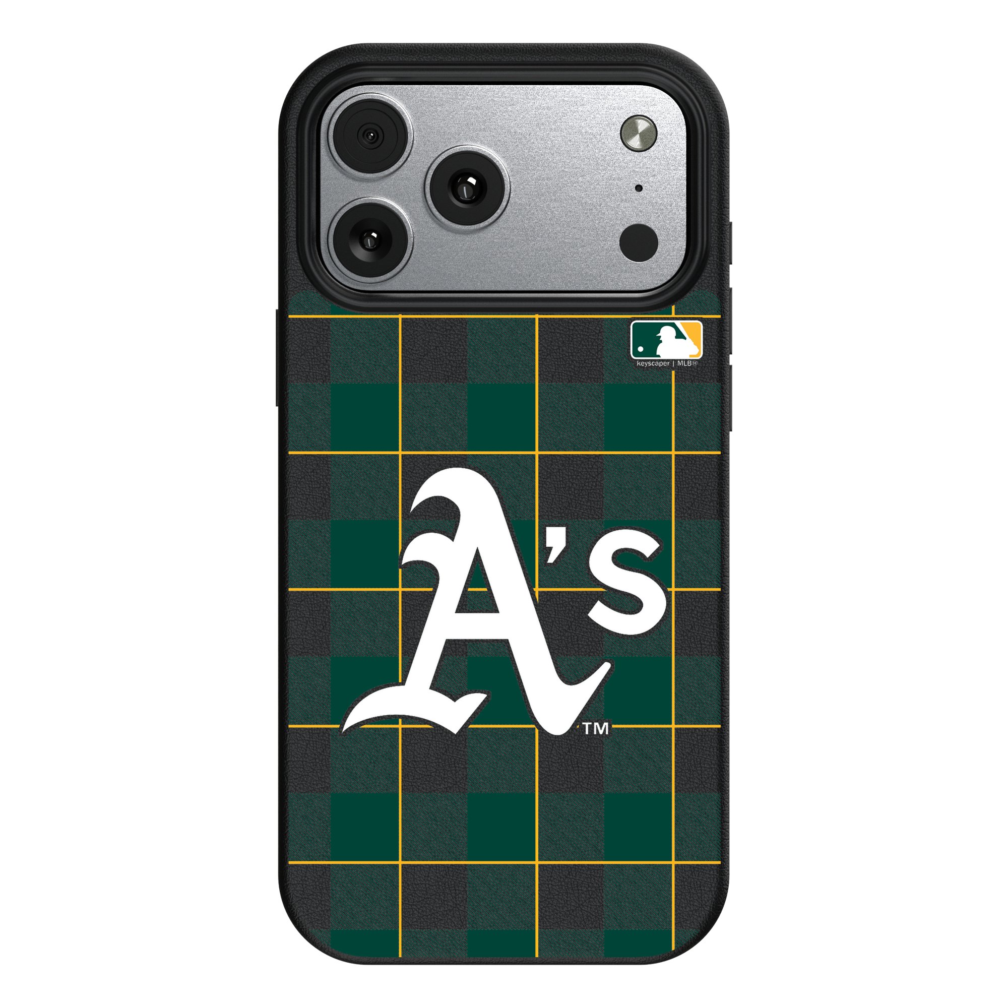 Keyscaper Athletics Plaid Magnetic Bump iPhone Case
