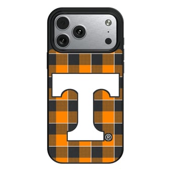Keyscaper Tennessee Volunteers Plaid Magnetic Bump iPhone Case