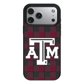 Keyscaper Texas A&M Aggies Plaid Magnetic Bump iPhone Case