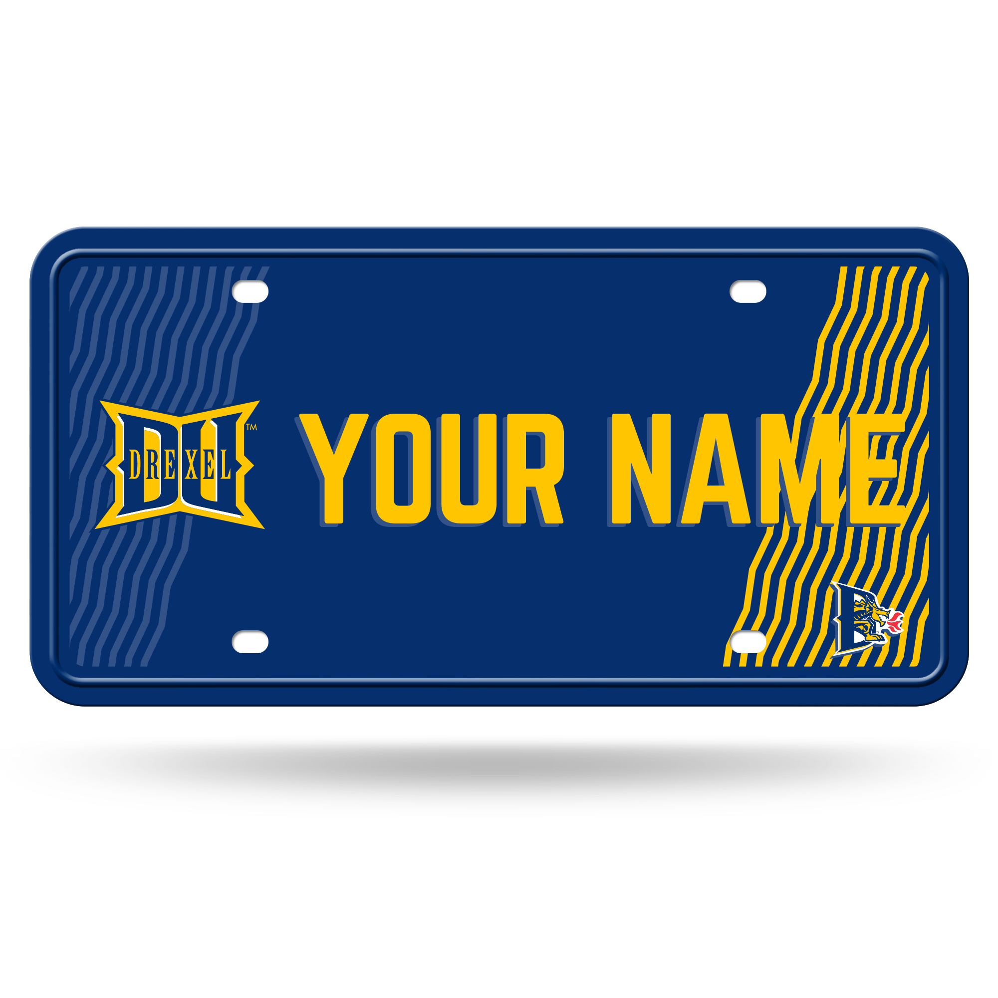 Drexel Dragons 6" x 12" Personalized License Plate