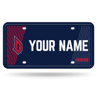 Duquesne Dukes 6" x 12" Personalized License Plate