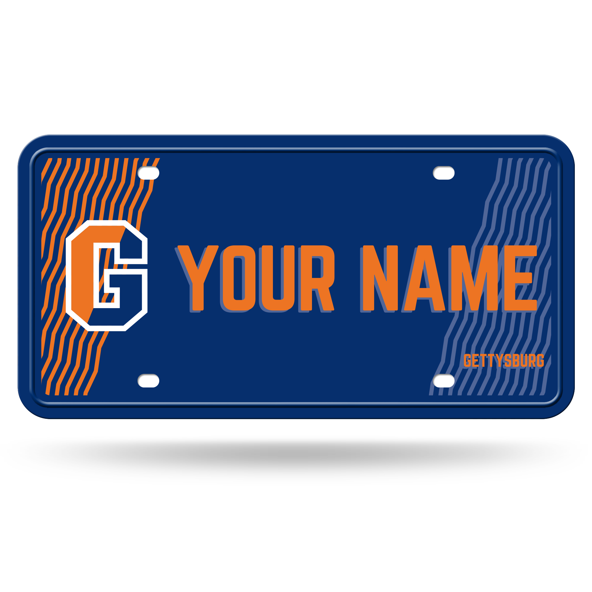 Gettysburg Bullets 6″ x 12″ Personalized License Plate Gettysburg Bullets 6″ x 12″ Personalized License Plate
