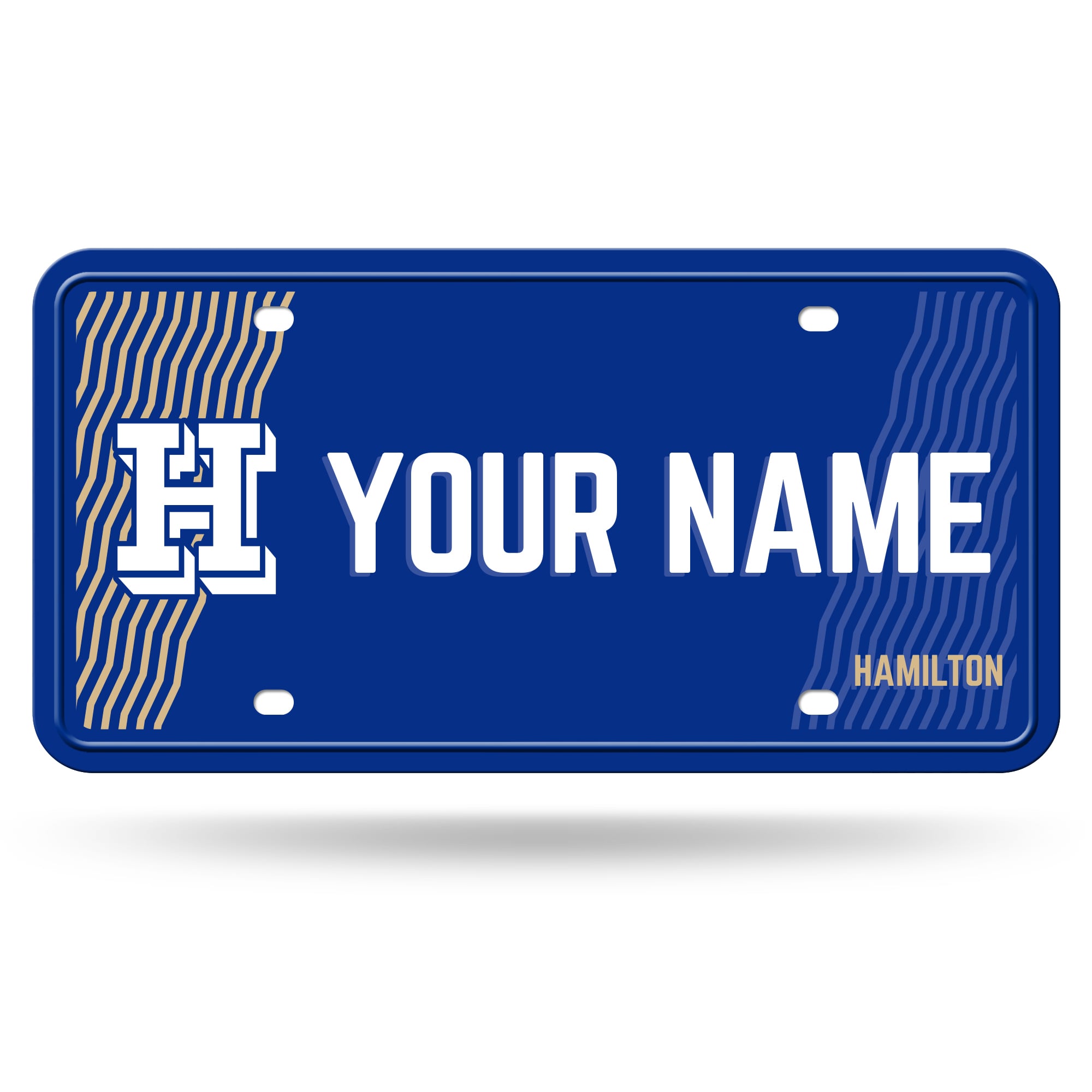 Hamilton Continentals 6" x 12" Personalized License Plate
