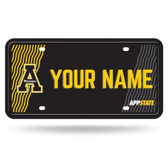 Appalachian State Mountaineers 6" x 12" Personalized License Plate