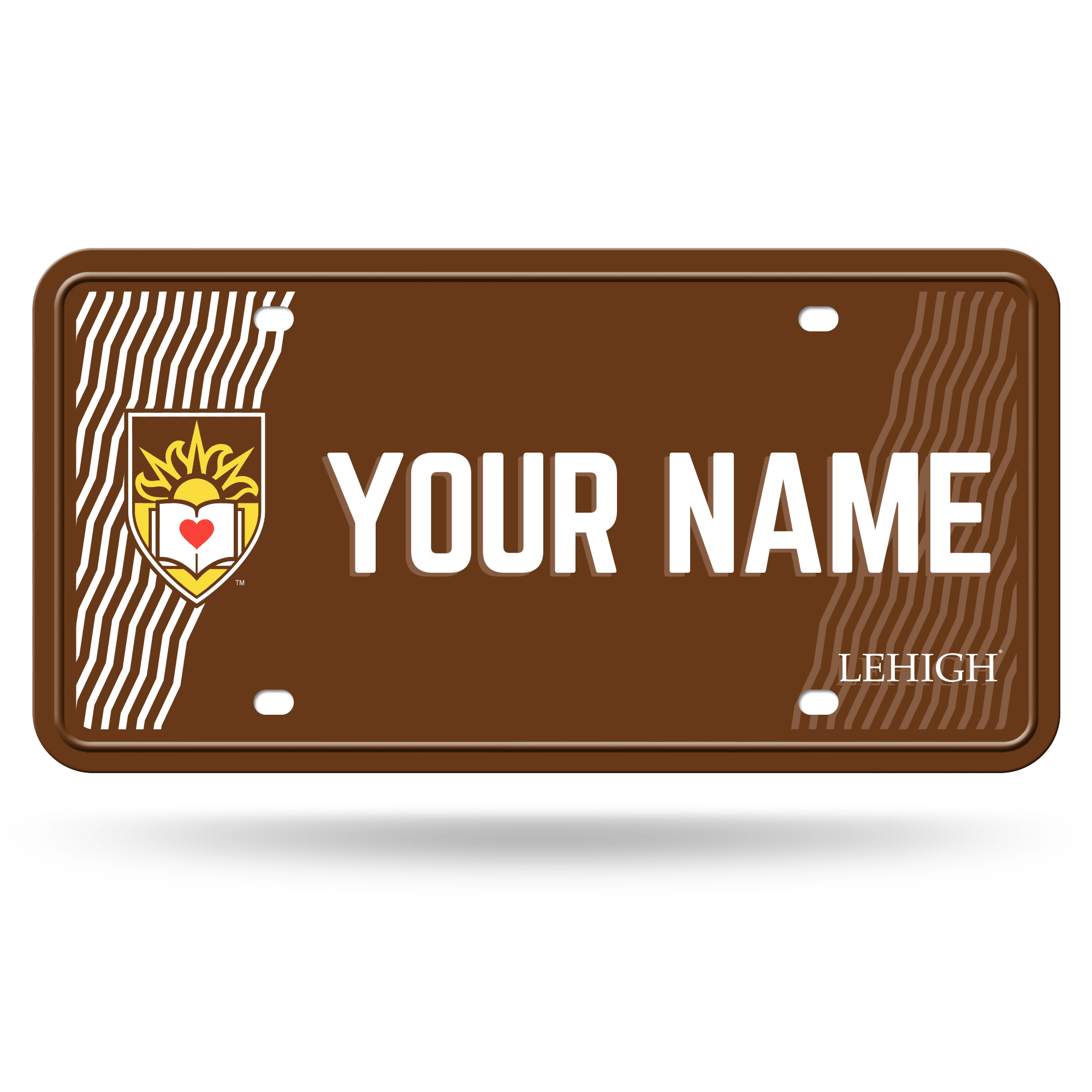 Lehigh Mountain Hawks 6" x 12" Personalized License Plate