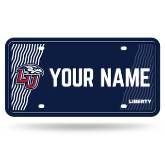 Liberty Flames 6" x 12" Personalized License Plate
