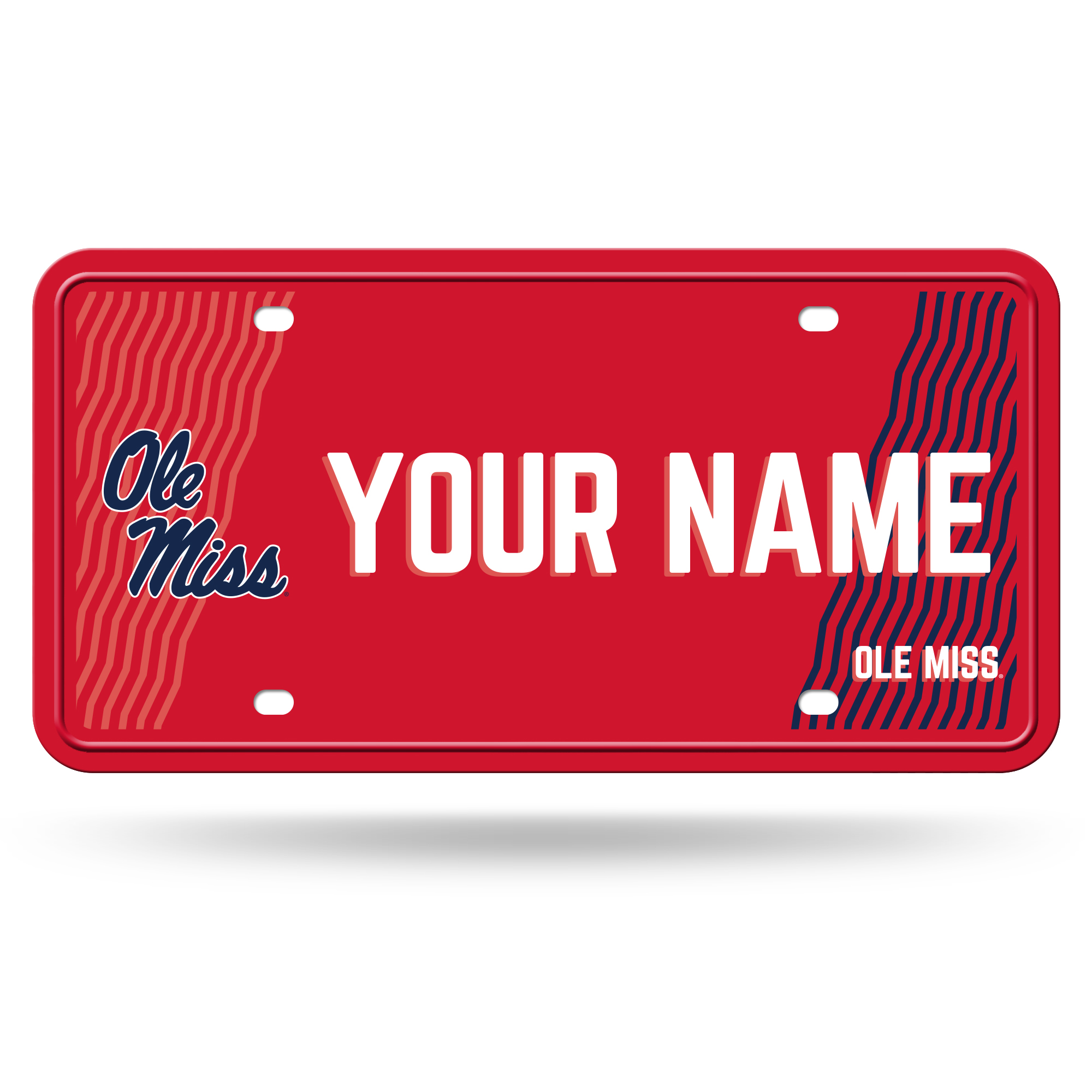 Ole Miss Rebels 6" x 12" Personalized License Plate