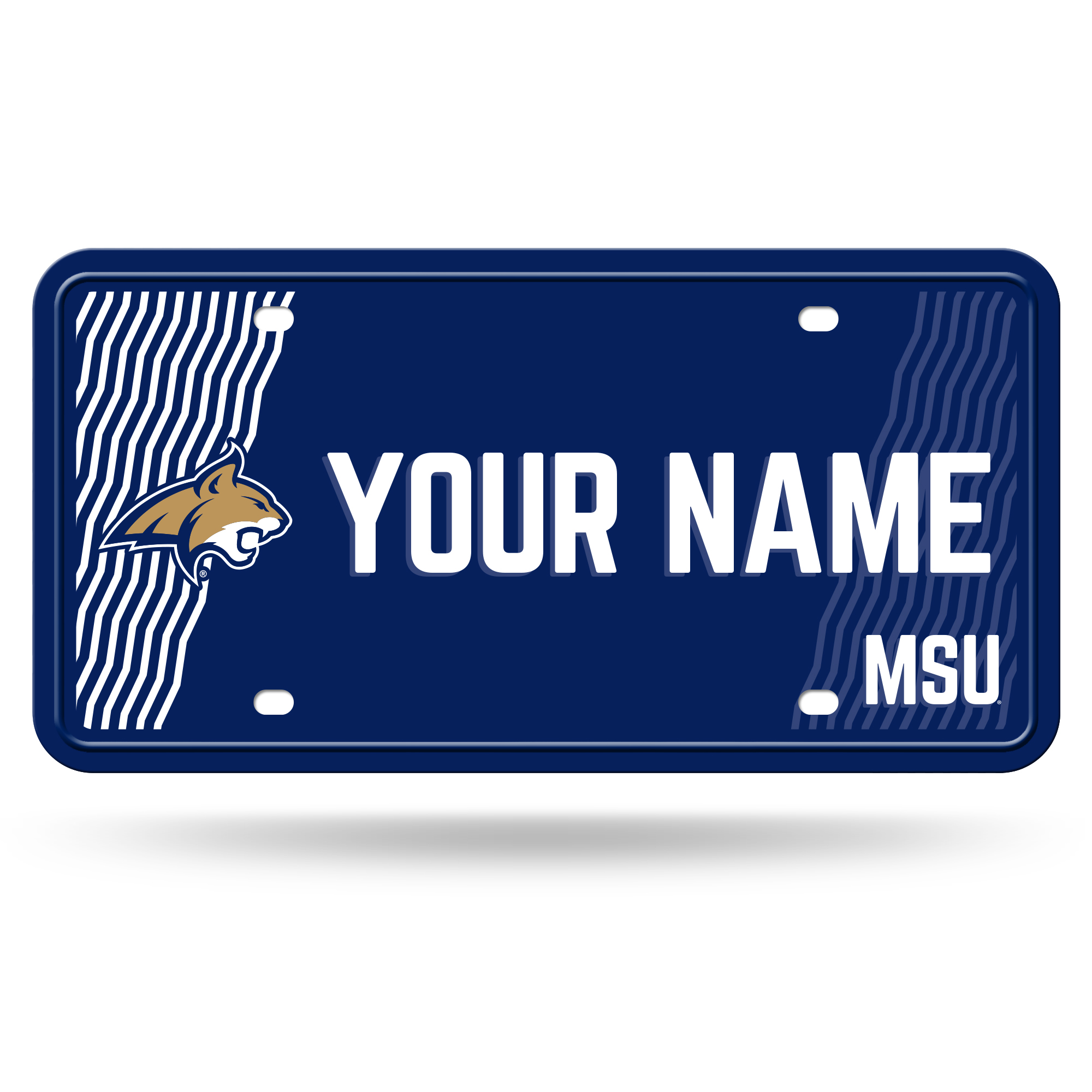 Montana State Bobcats 6" x 12" Personalized License Plate