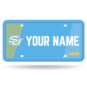 Southern University Jaguars 6" x 12" Personalized License Plate