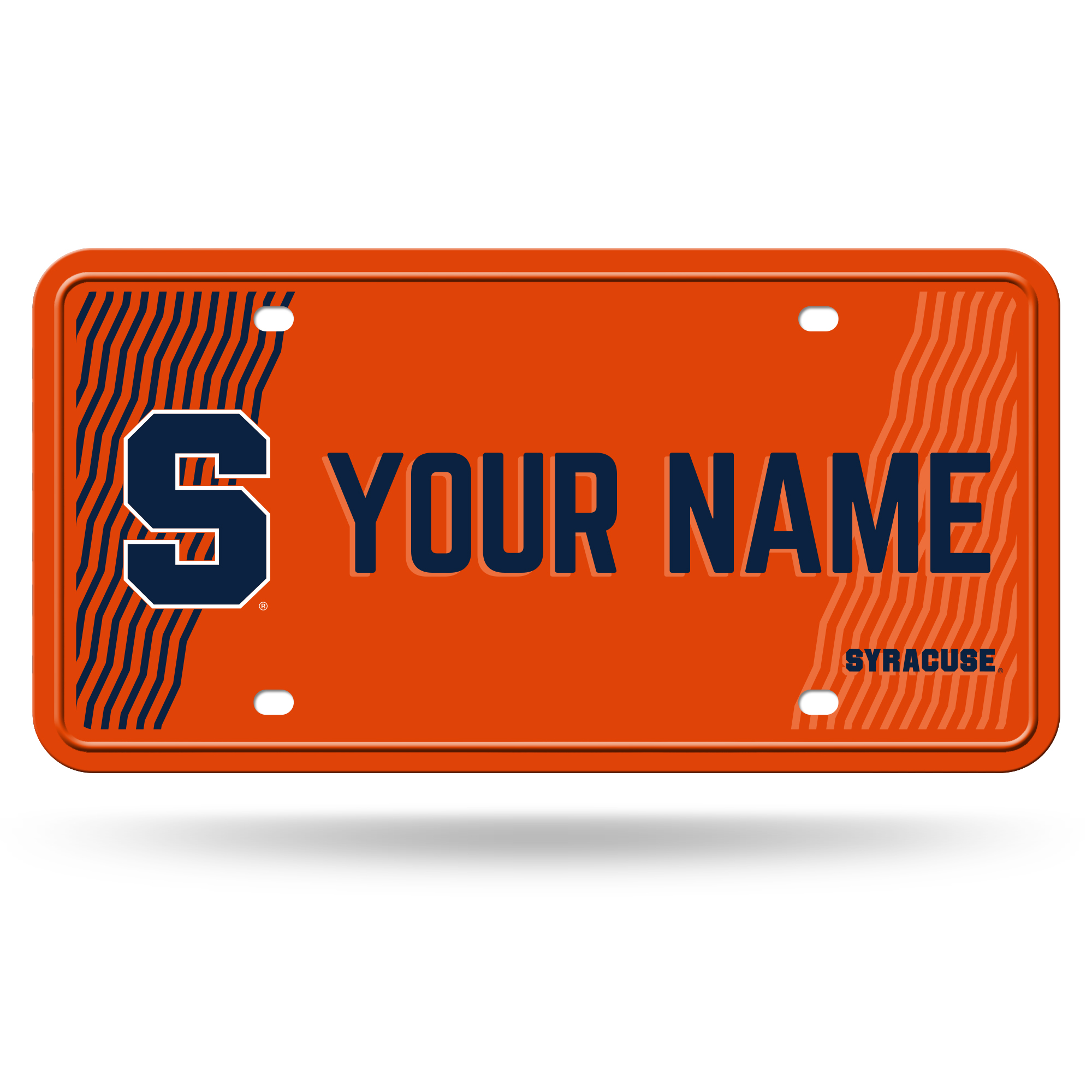 Syracuse Orange 6" x 12" Personalized License Plate