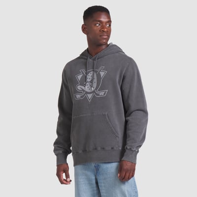 Men's Fanatics Black Anaheim Ducks Made in Canada Pullover Hoodie
