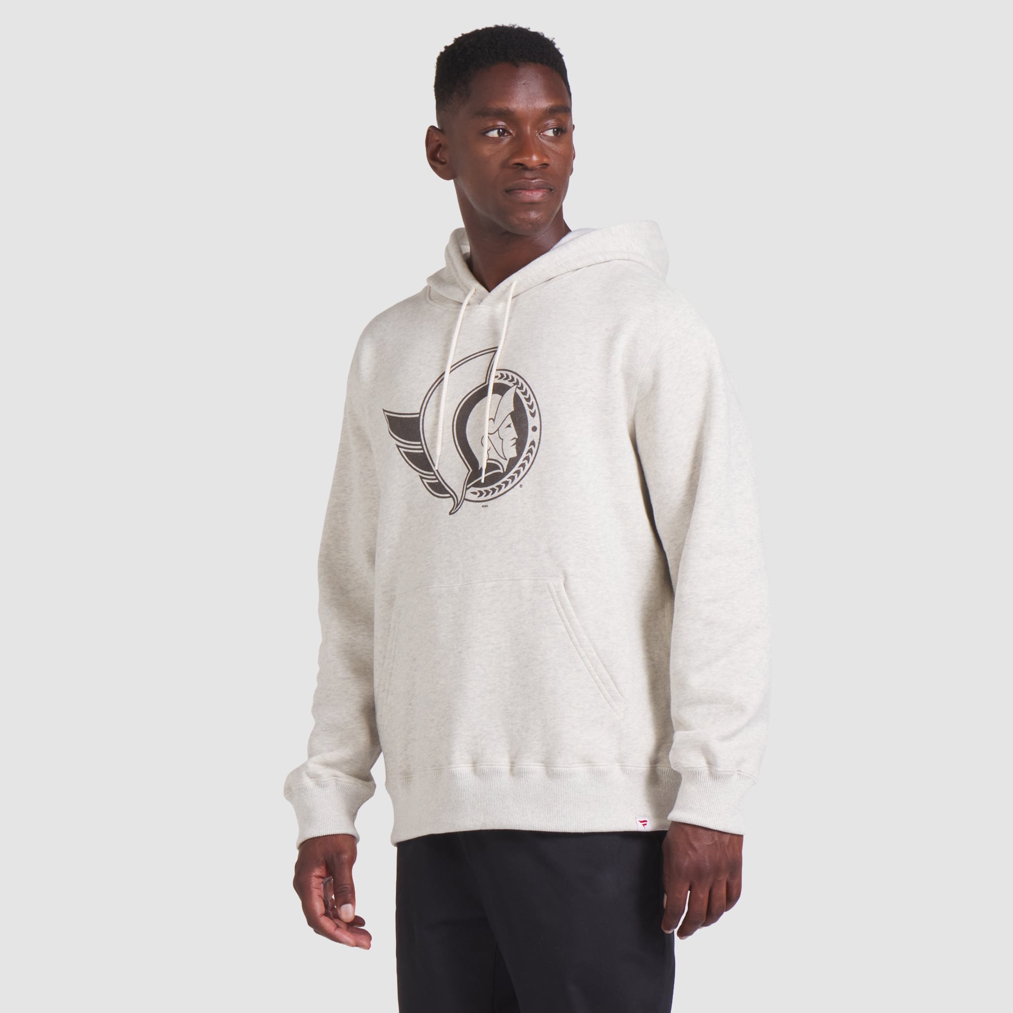 Men's Fanatics Cream Ottawa Senators Made in Canada Pullover Hoodie