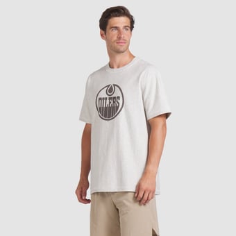 Men's Fanatics Cream Edmonton Oilers Made in Canada T-Shirt