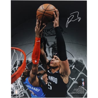 Paolo Banchero Orlando Magic Autographed 11" x 14" Dunk vs. Shai Gilgeous-Alexander Photograph