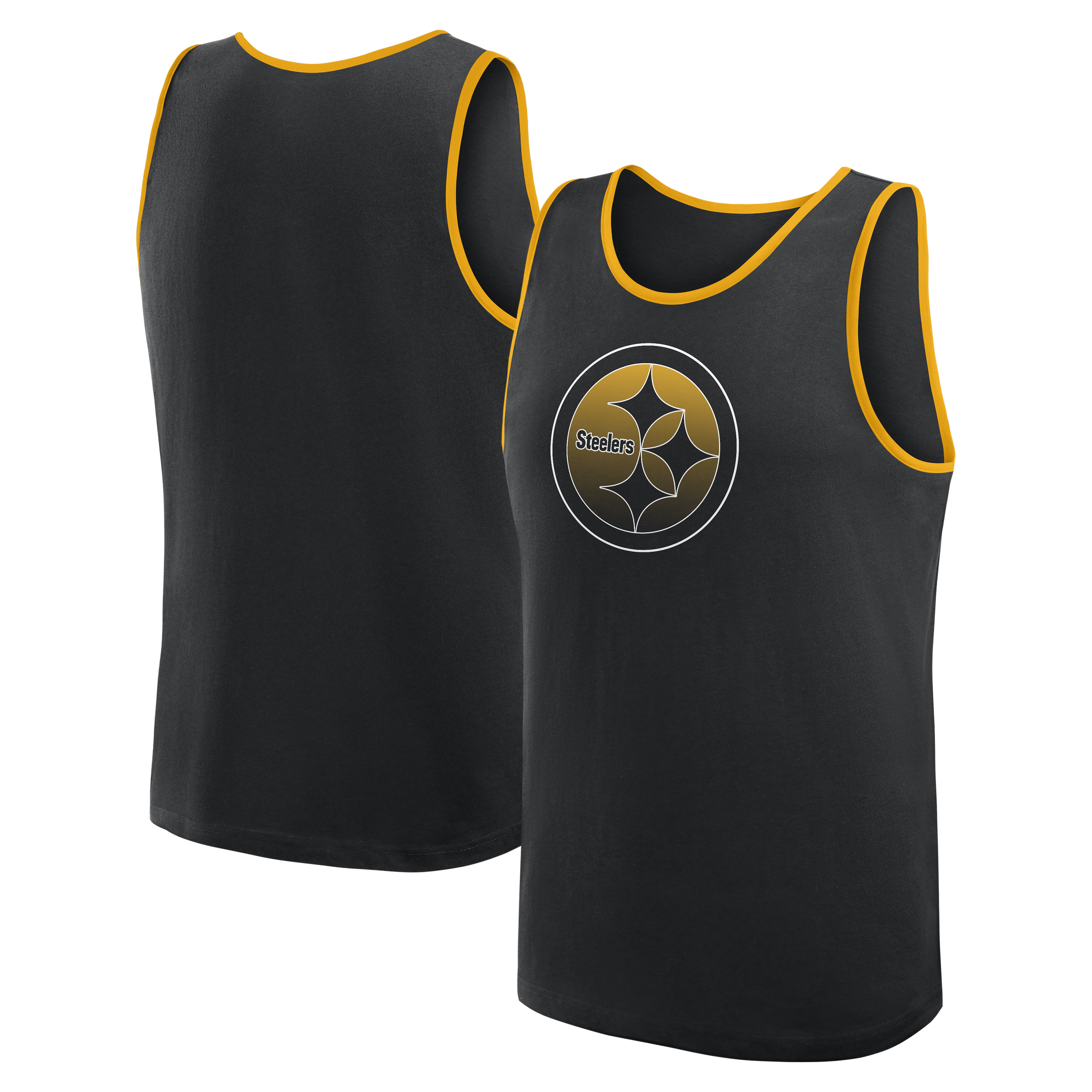 Men's Logo Athletic Black Pittsburgh Steelers Unmatched Success Tank Top