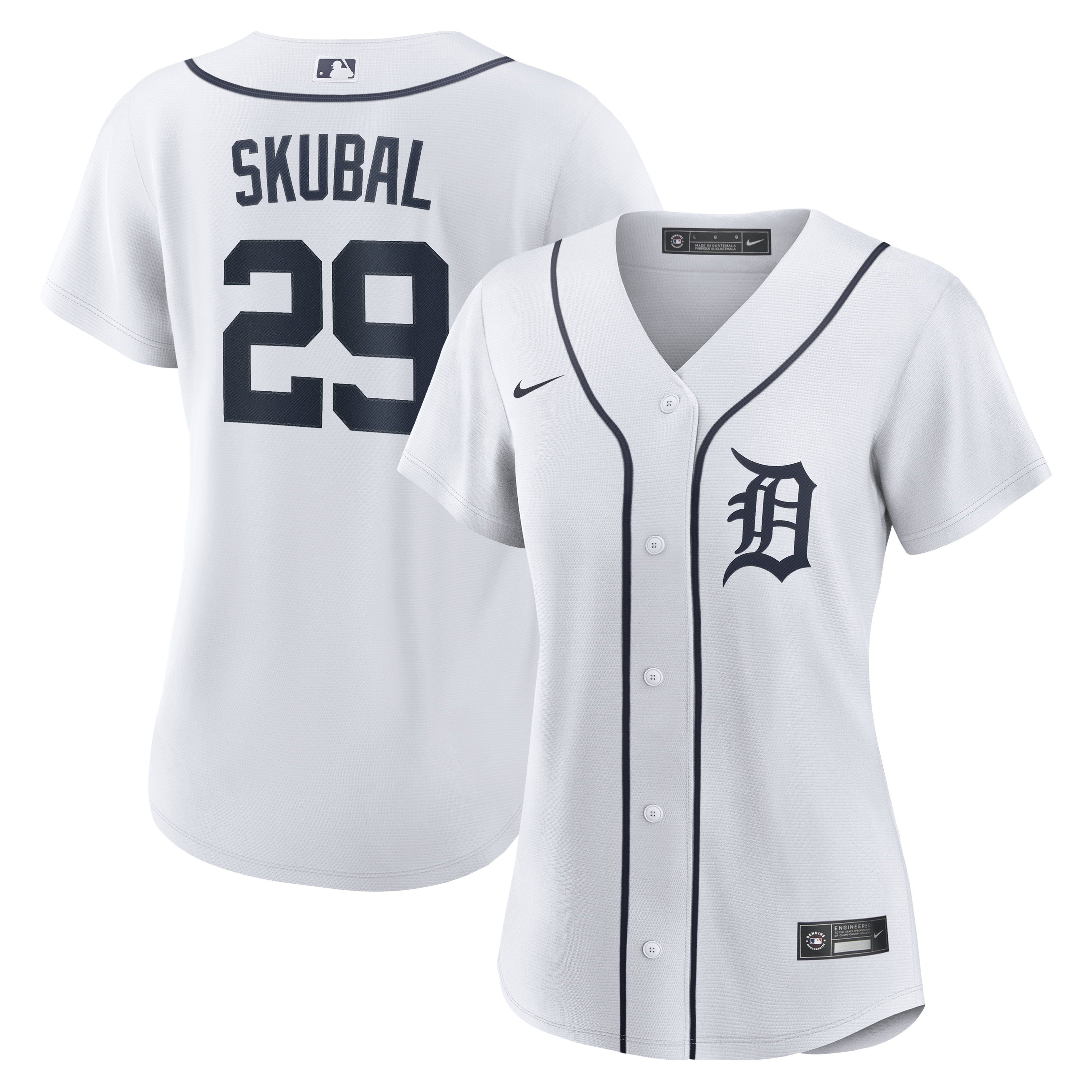 Women's Nike Tarik Skubal White Detroit Tigers Home Replica Player Jersey