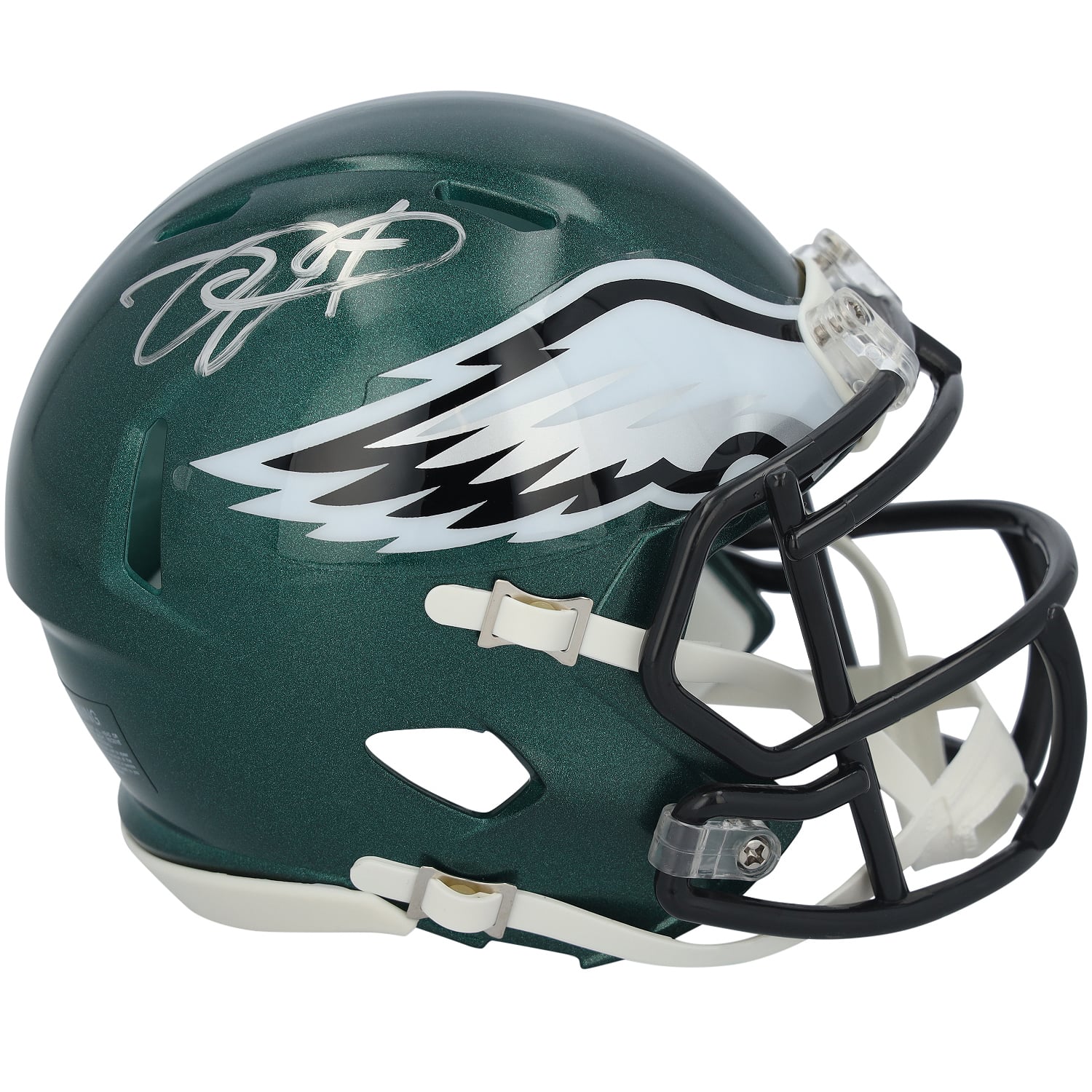 Jalen Hurts Philadelphia Eagles Autographed Riddell Speed Mini Helmet