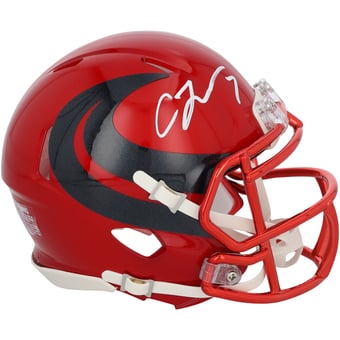 C.J. Stroud Houston Texans Autographed Riddell 2024 Alternate #1 Speed Mini Helmet