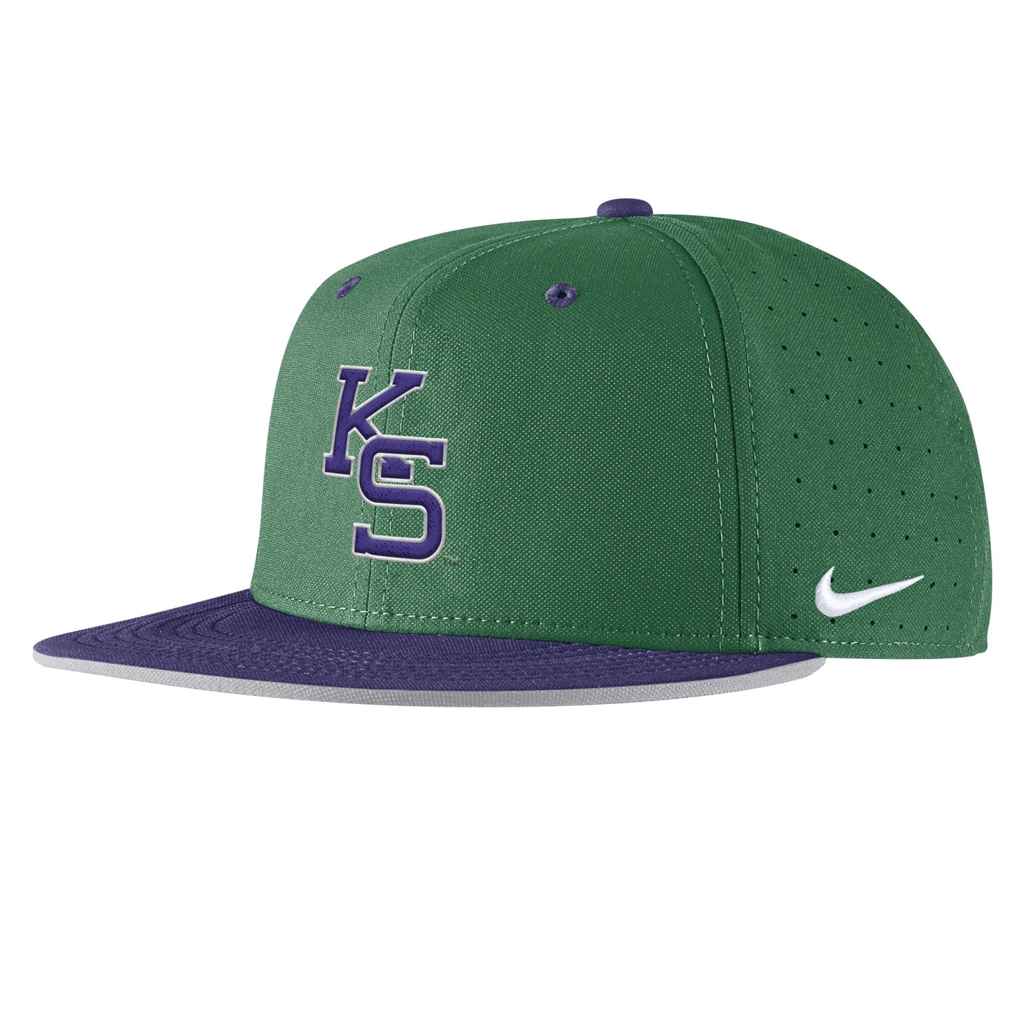Men's Nike Green Kansas State Wildcats 2025 On-Field True Dri-FIT Fitted Hat