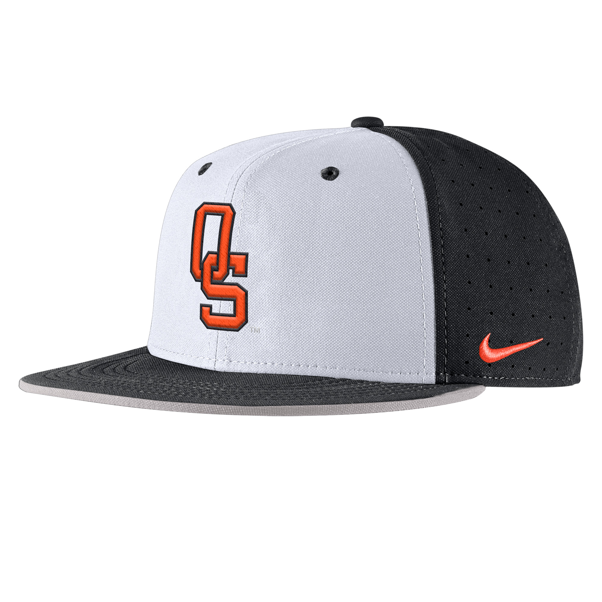 Men's Nike Black Oklahoma State Cowboys 2025 On-Field True Performance Baseball Fitted Hat