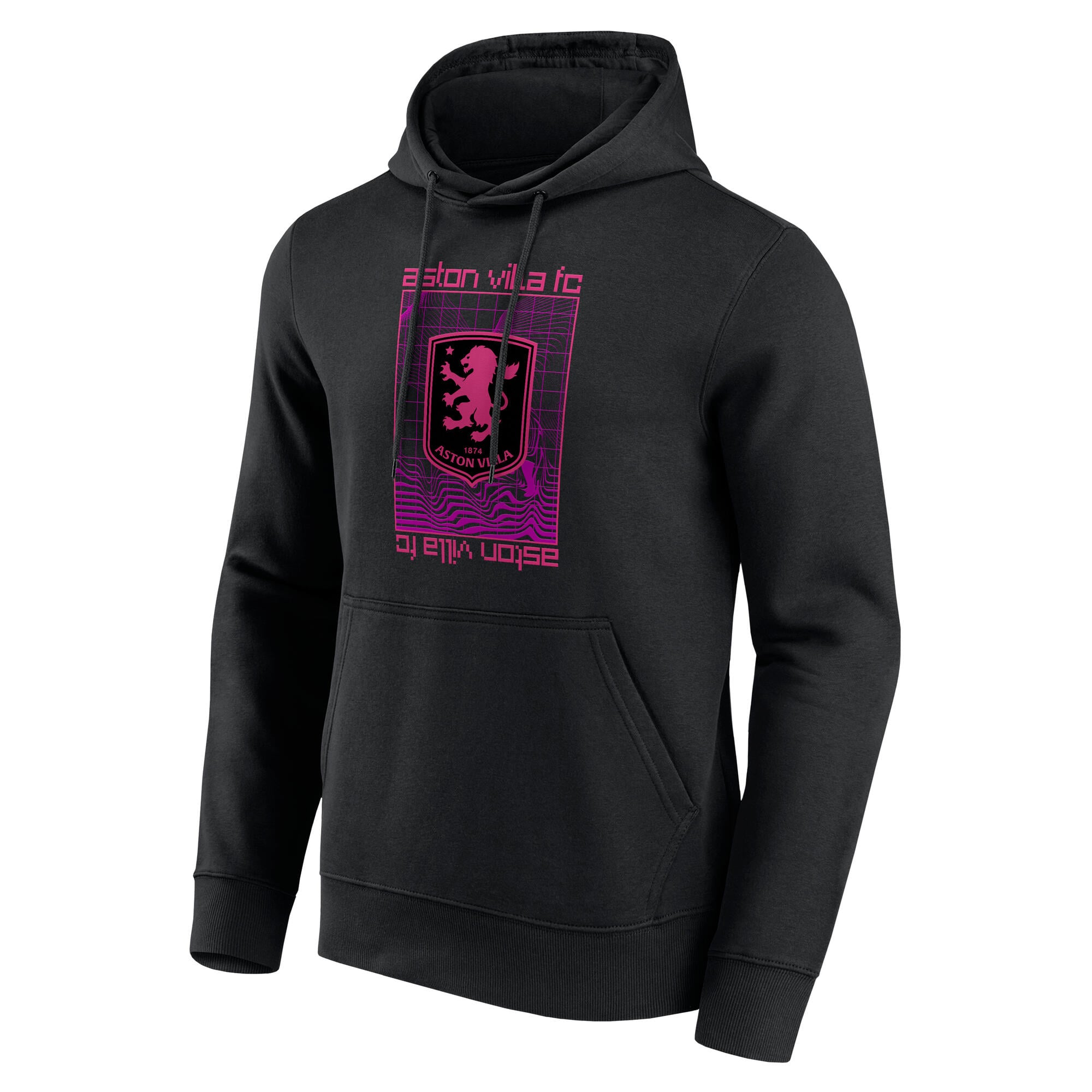 Aston Villa Future Digital Graphic Hoodie - Black - Mens