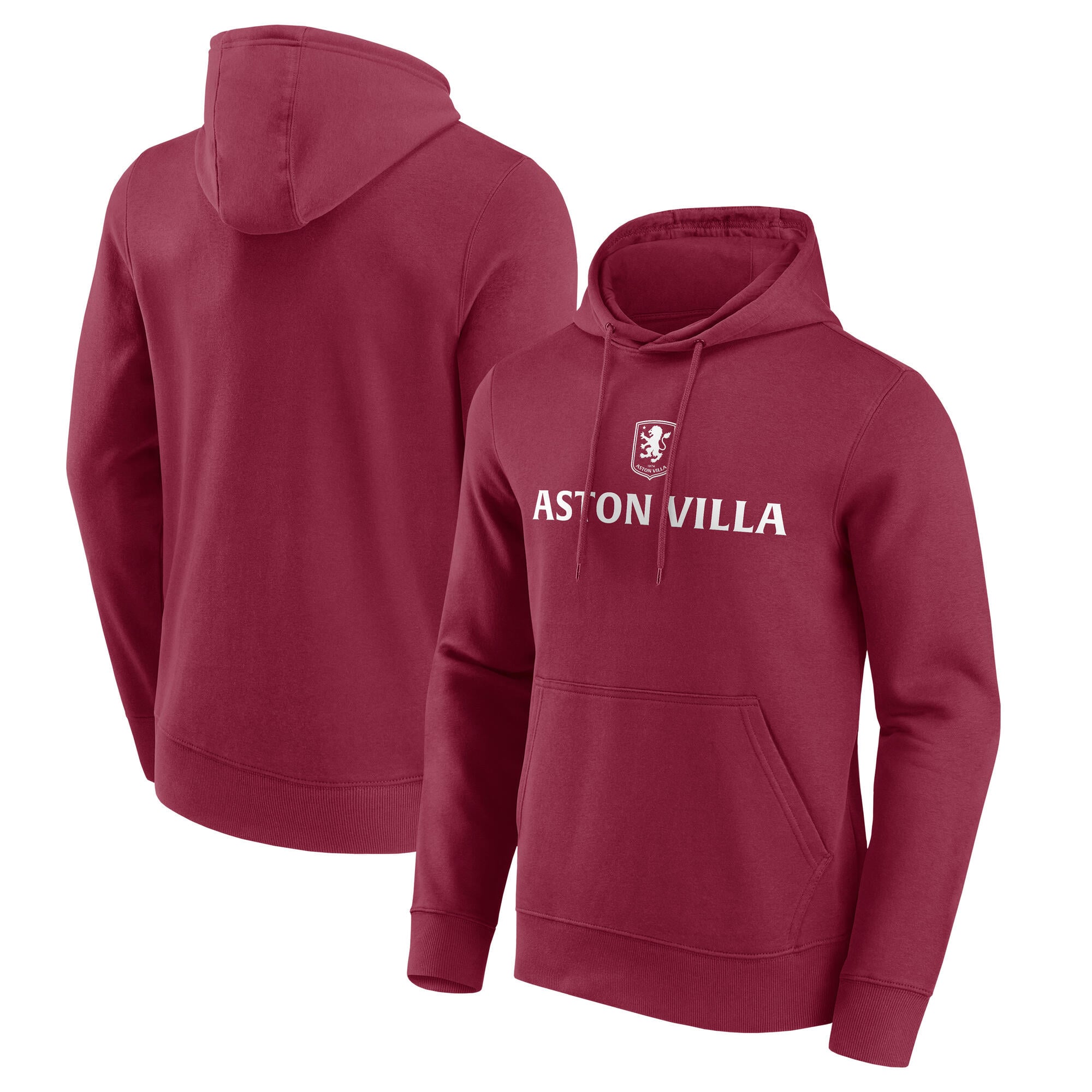 Sweat à capuche à logo graphique Essentials Aston Villa - Bordeaux - Homme