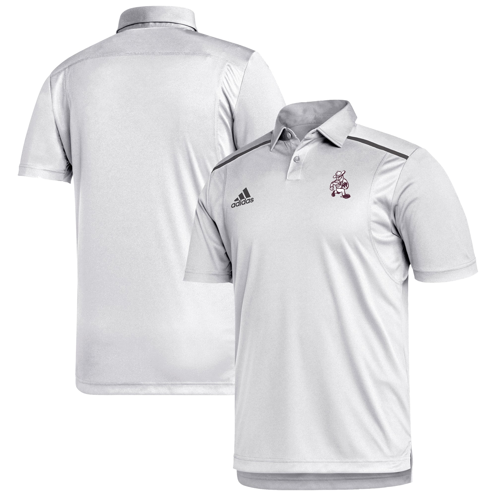 Men's adidas White Texas A&M Aggies Ol' Sarge Team-Issued Polo