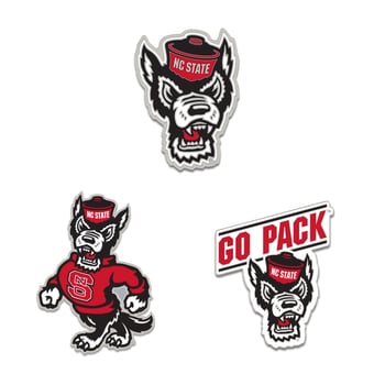 WinCraft NC State Wolfpack Three-Piece Collector Pin Set