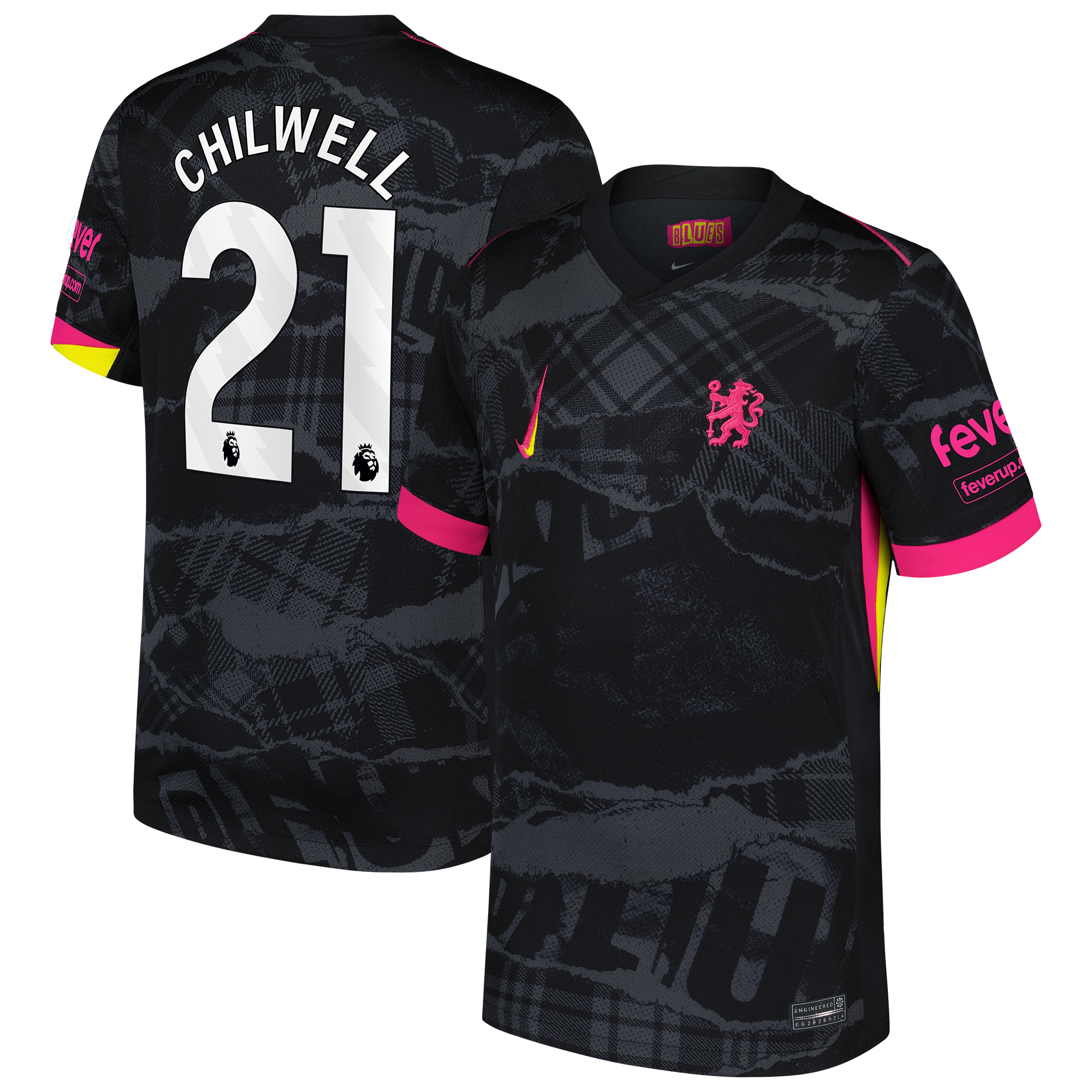 Camiseta Stadium de la tercera equipación del Chelsea 2024-25 Chilwell 21