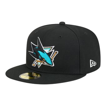 Men's New Era  Black San Jose Sharks Core 59FIFTY Fitted Hat