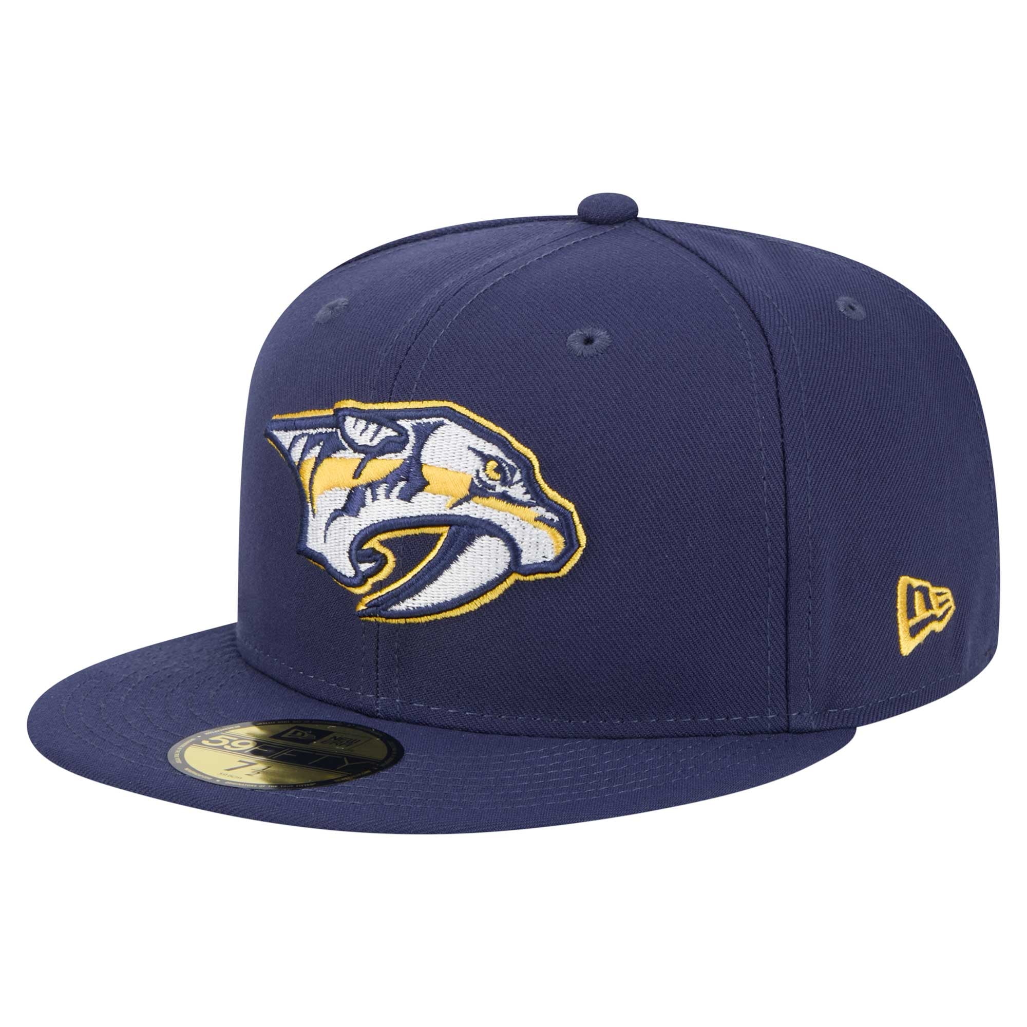 Men's New Era Navy Nashville Predators Core 59FIFTY Fitted Hat