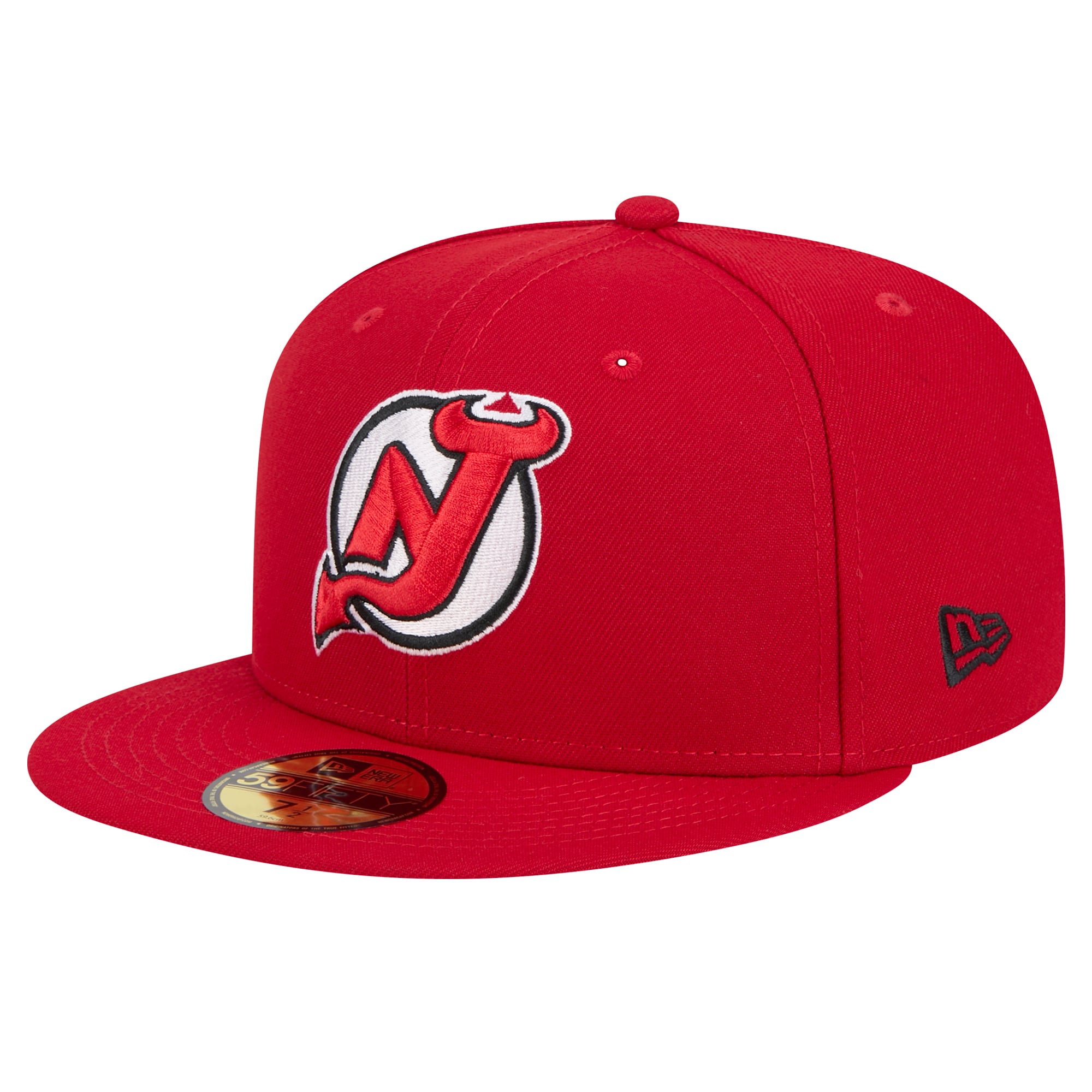 Men's New Era Red New Jersey Devils Core 59FIFTY Fitted Hat