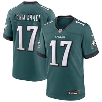 Men's Nike Harold Carmichael Midnight Green Philadelphia Eagles Team Retired Player Game Jersey