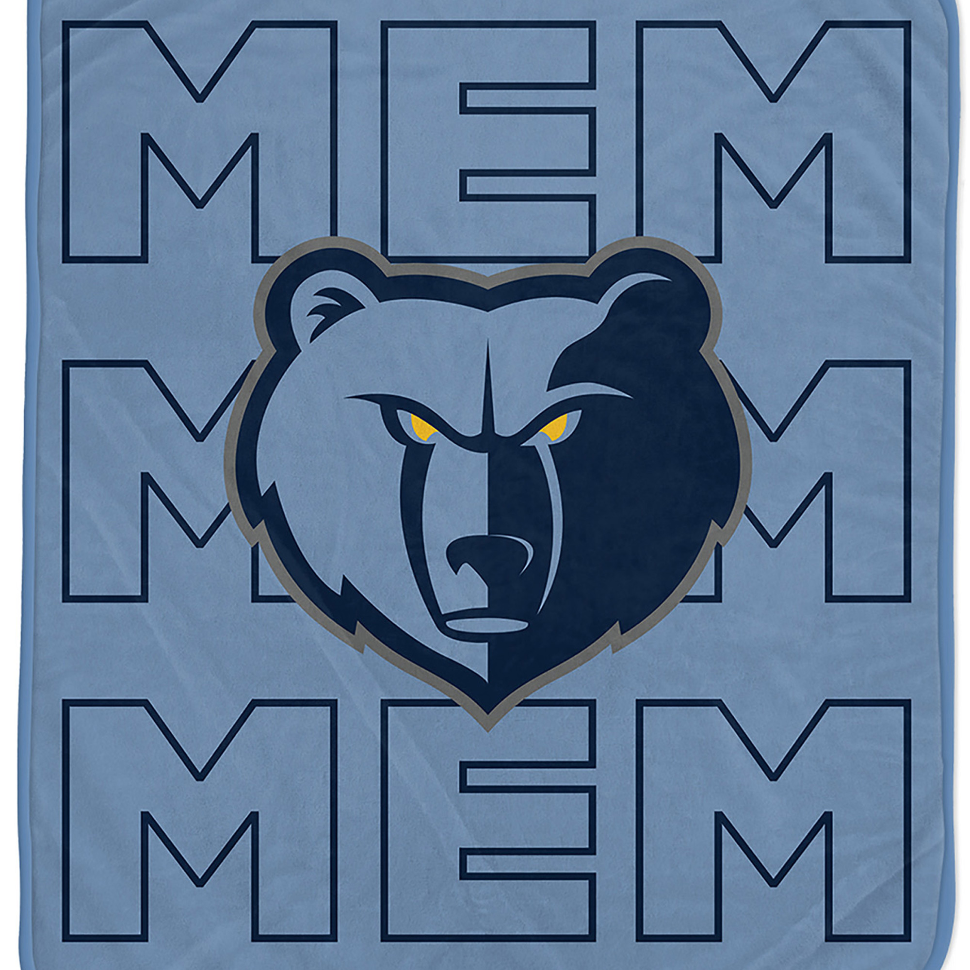 Pegasus  Memphis Grizzlies 50" x 60" Abbreviation Echo Ultra Soft Blanket