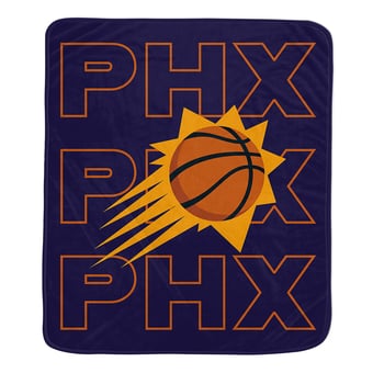"Pegasus  Phoenix Suns 50"" x 60"" Abbreviation Echo Ultra Soft Blanket"