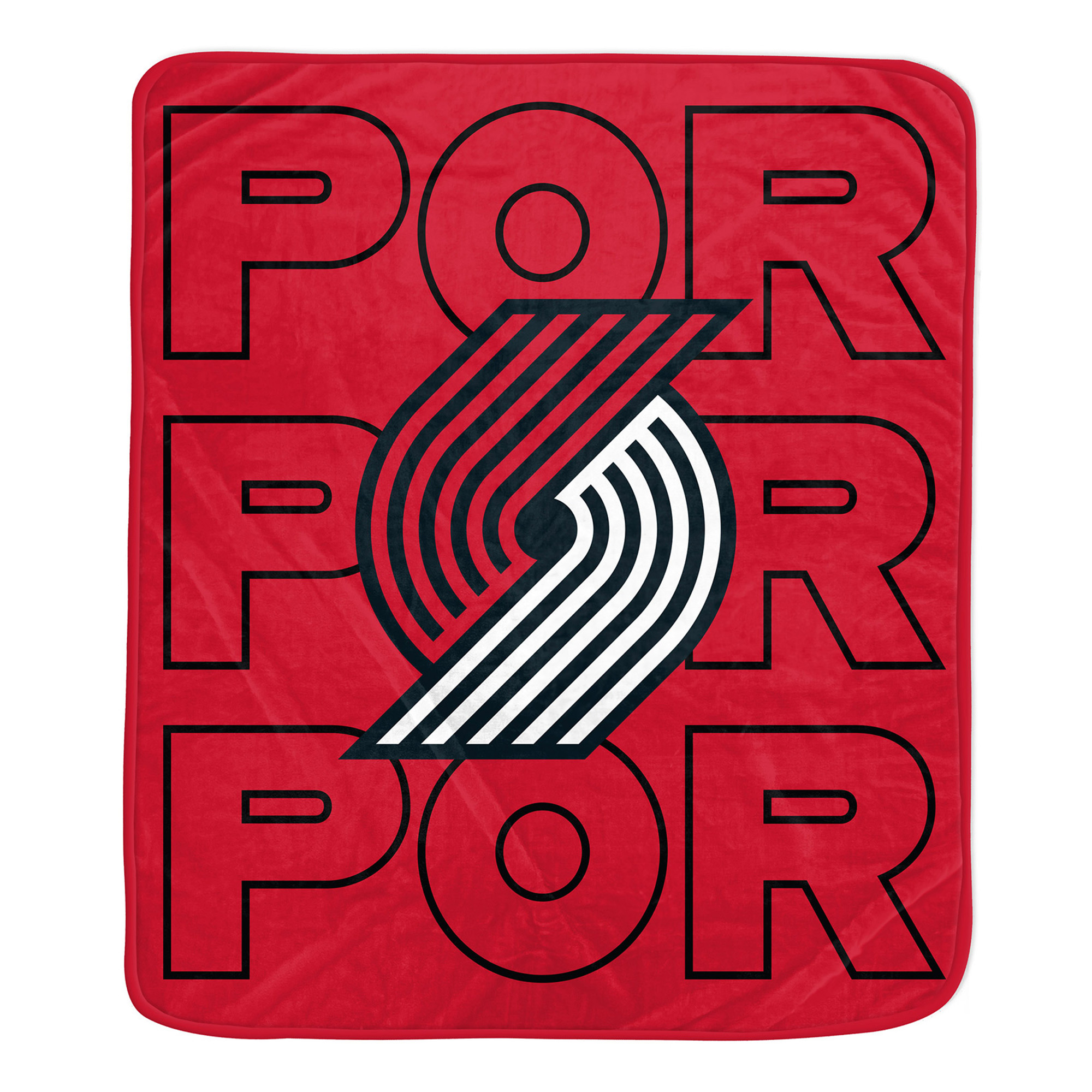 Pegasus  Portland Trail Blazers 50" x 60" Abbreviation Echo Ultra Soft Blanket