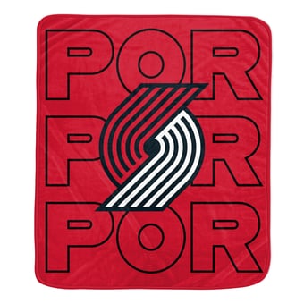 Pegasus  Portland Trail Blazers 50" x 60" Abbreviation Echo Ultra Soft Blanket