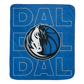 Pegasus  Dallas Mavericks 50" x 60" Abbreviation Echo Ultra Soft Blanket