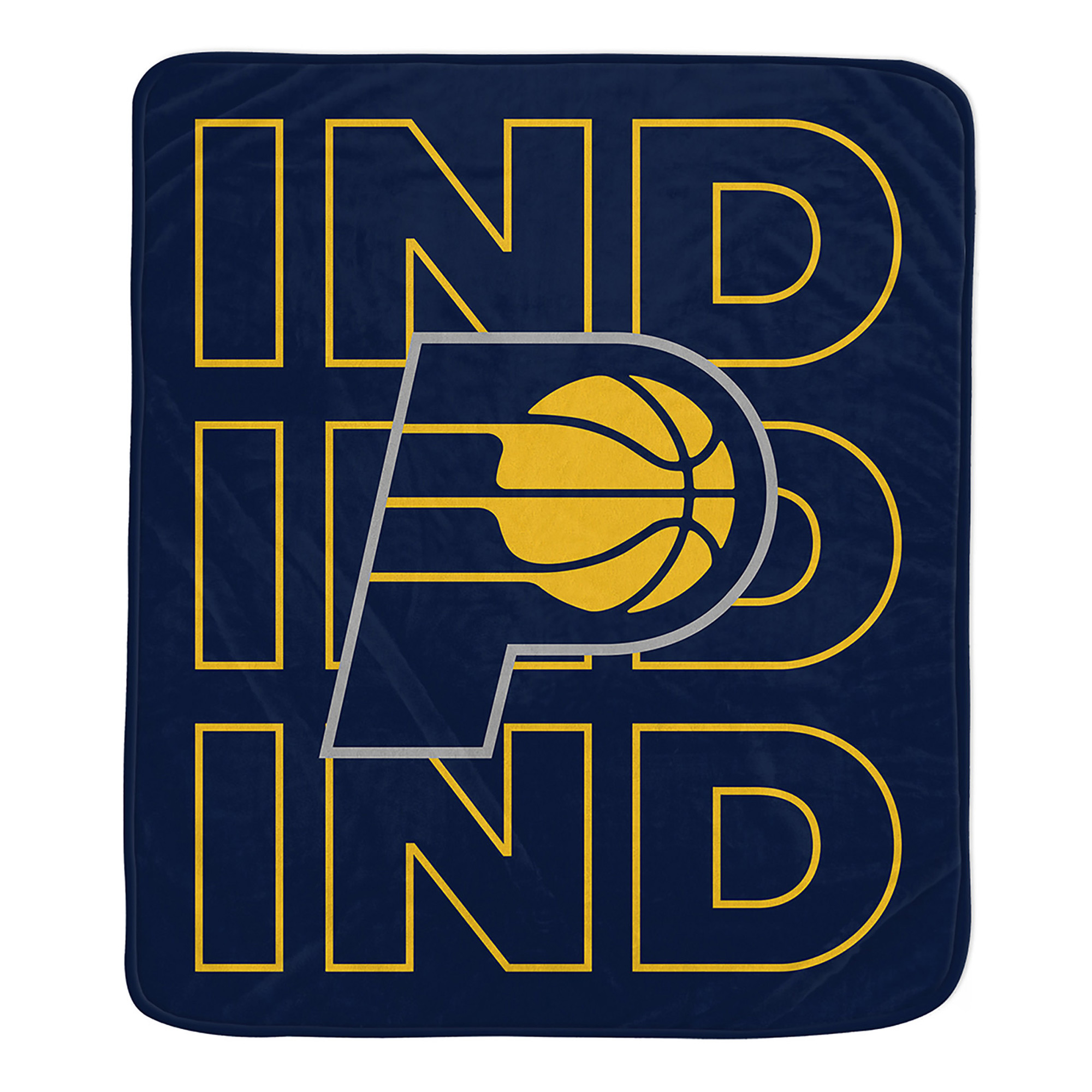 Pegasus  Indiana Pacers 50" x 60" Abbreviation Echo Ultra Soft Blanket