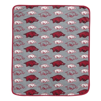 "Pegasus  Arkansas Razorbacks 60"" x 72"" Logo Roll Ultra Soft Blanket"