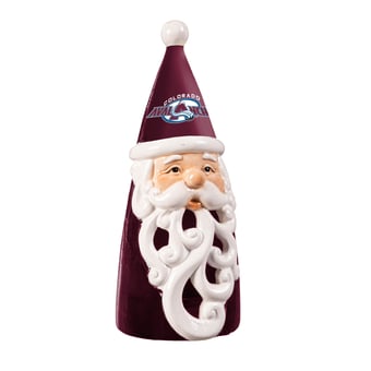 "Colorado Avalanche 8"" LED Santa Statue"