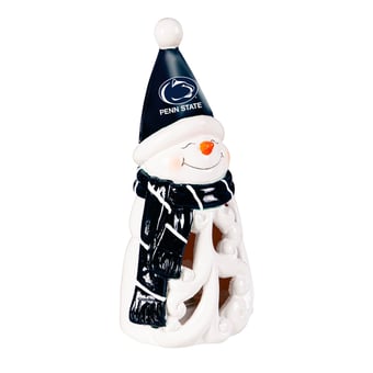 "Penn State Nittany Lions LED 8"" Snowman Lit Garden Statue"