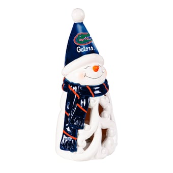"Florida Gators LED 8"" Snowman Lit Garden Statue"