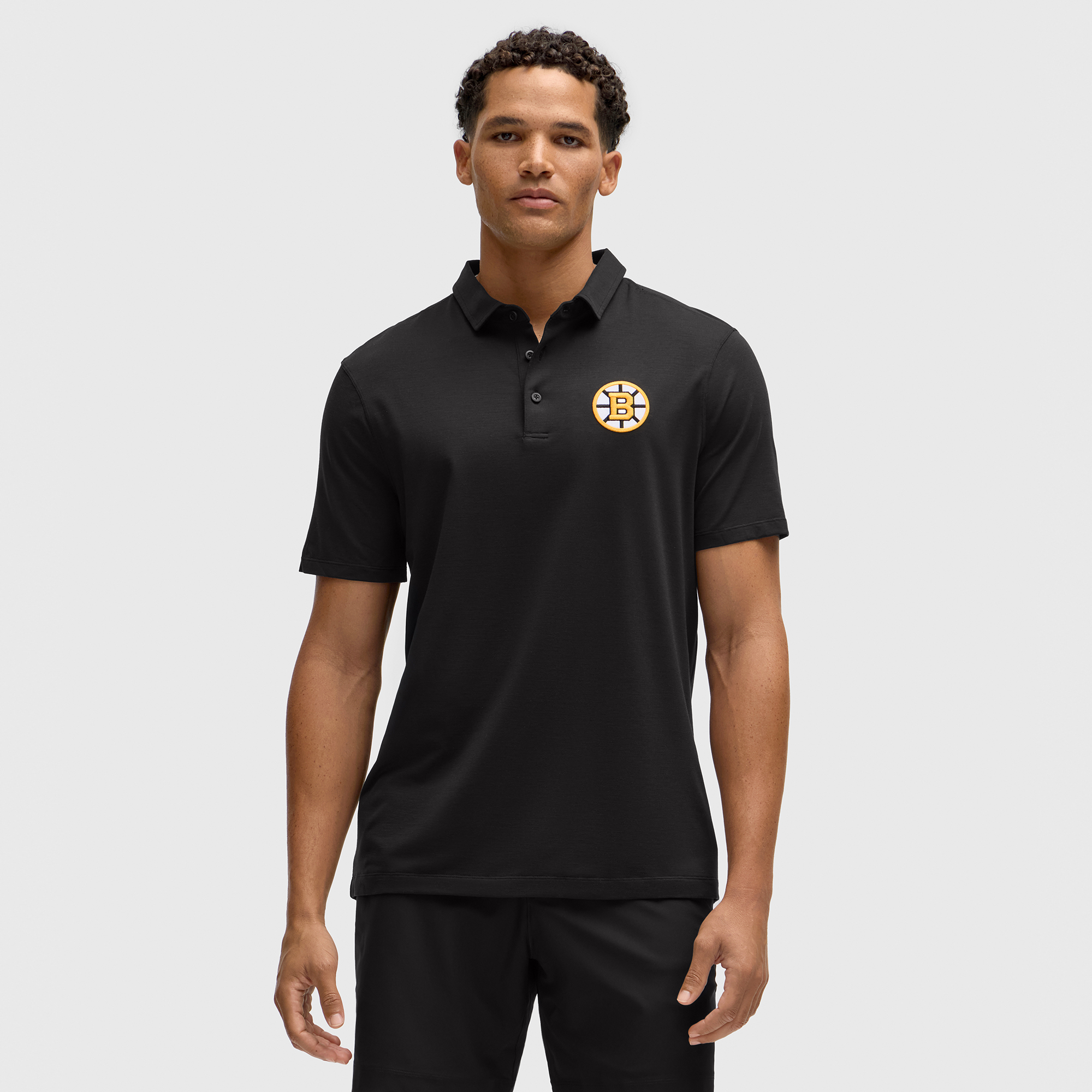Men's lululemon Black Boston Bruins Evolution Polo
