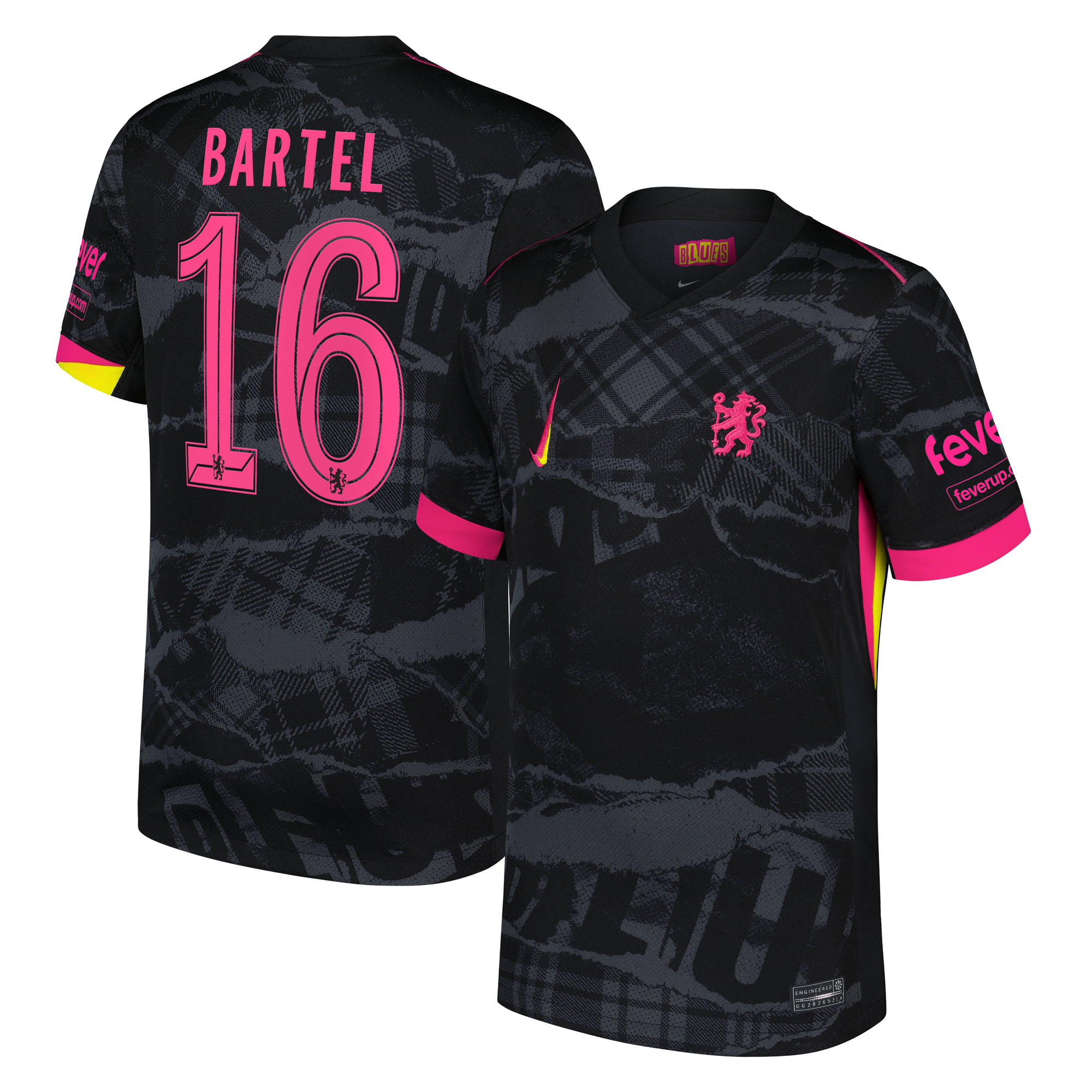 Camiseta Nike Tercera Stadium del Chelsea 2024-25 Dorsal de la Copa Bartel 16
