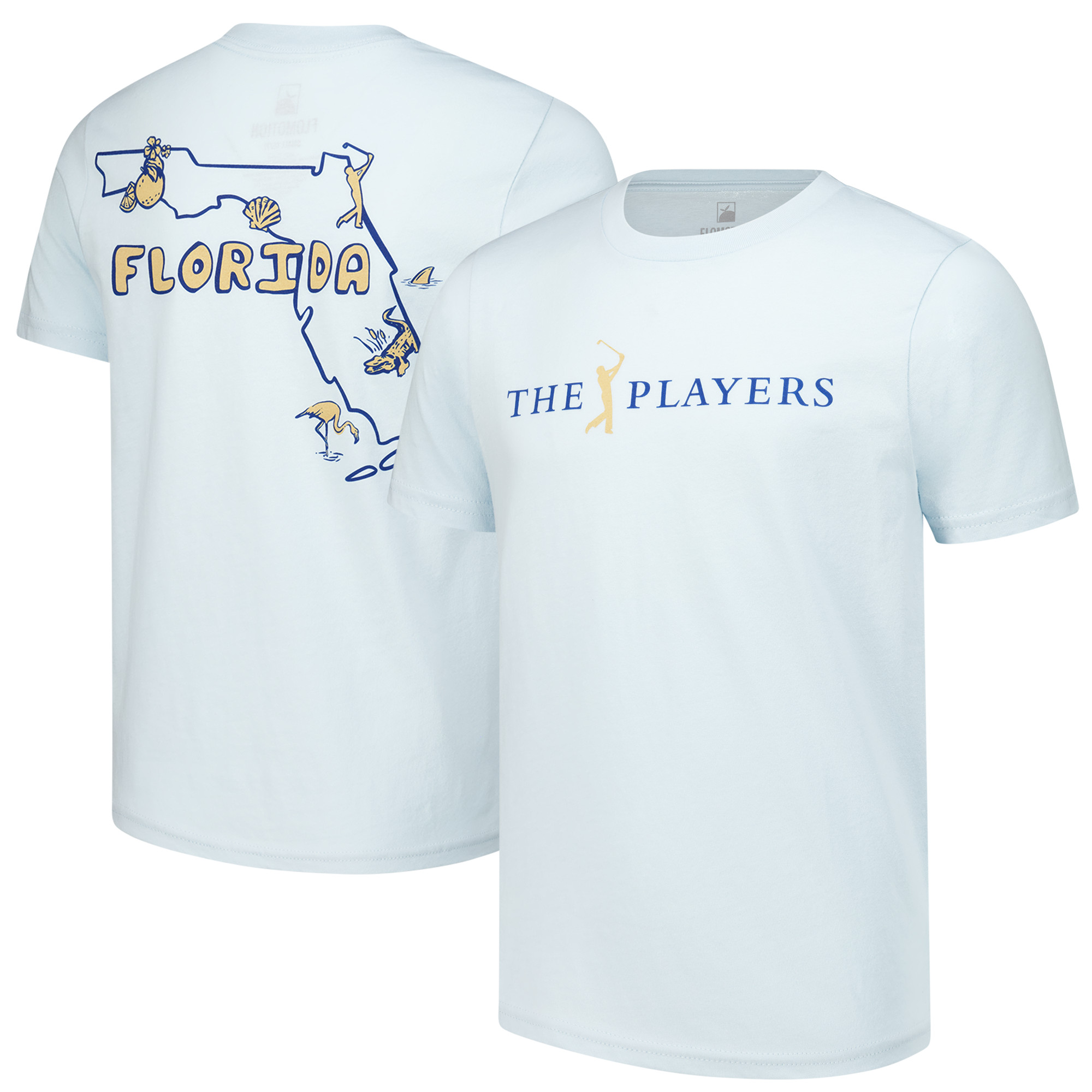 Youth Flomotion Light Blue THE PLAYERS Florida Outline T-Shirt Youth Flomotion Light Blue THE PLAYERS Florida Outline T-Shirt