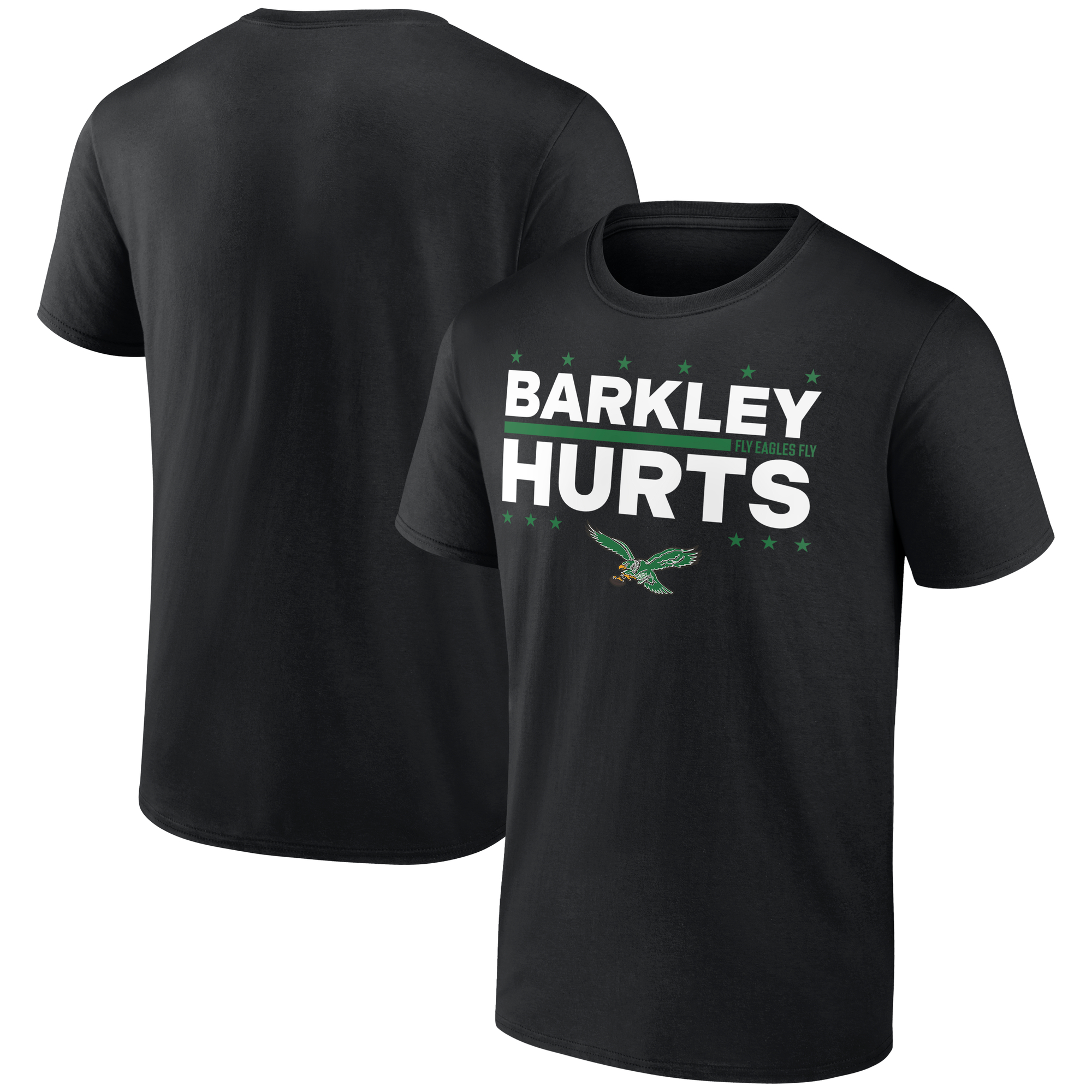 Men's Jalen Hurts & Saquon Barkley Black Philadelphia Eagles Election Players T-Shirt